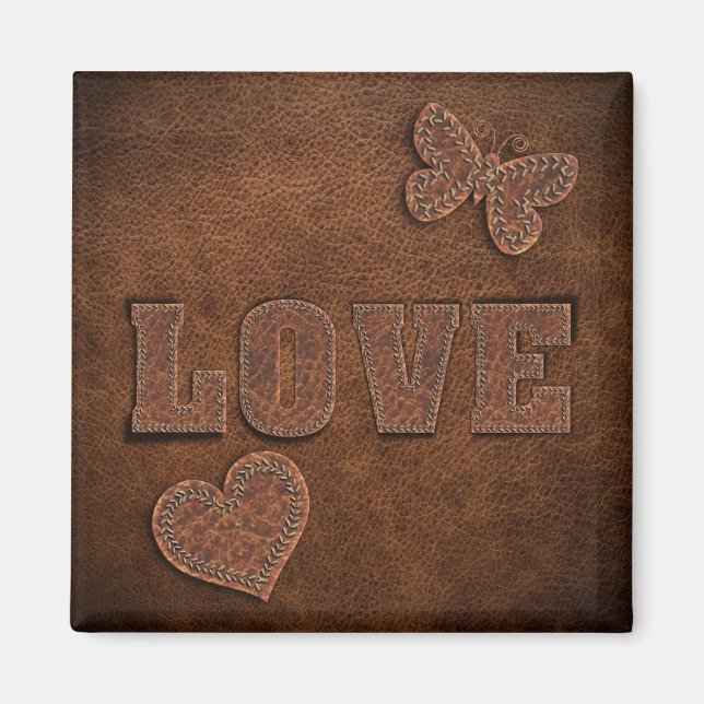Aimant Love Western Style (Devant)