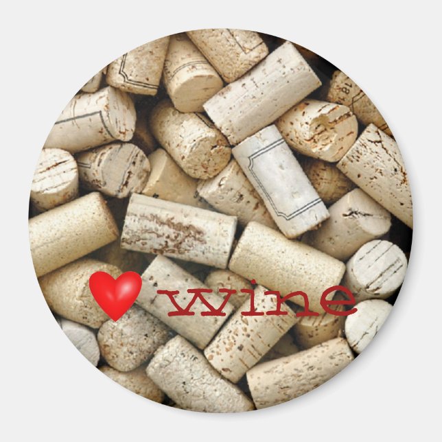 Aimant Love Wine Corks (Devant)