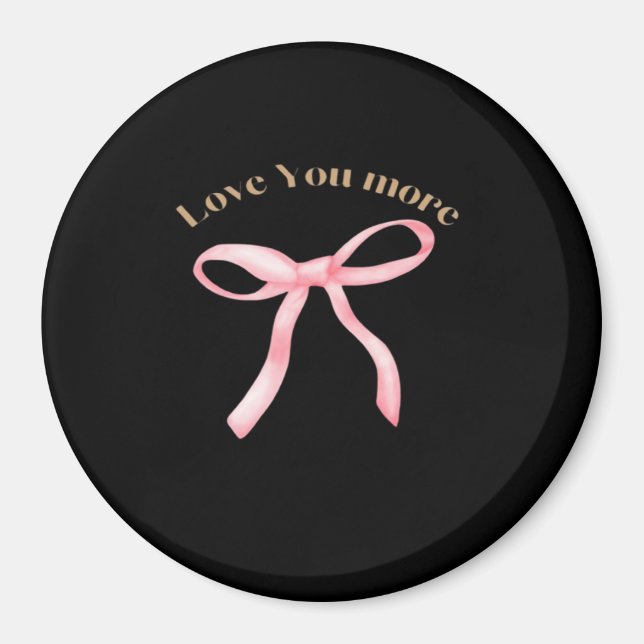 Aimant Love You More Refined Aesthetic  (Devant)