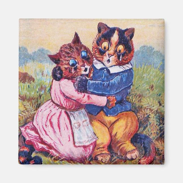 Aimant Lovers Cat (Strong Emotion), Louis Wain (Devant)