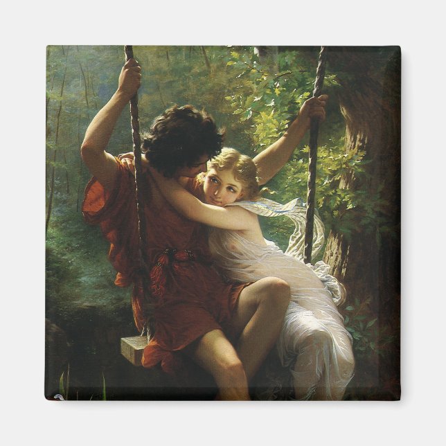 Aimant Lovers on a Swing. Spring by Pierre Auguste Cot (Devant)