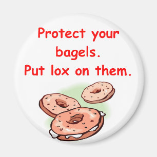 Aimant lox et bagels