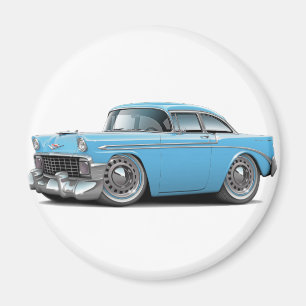 Aimant Lt 1956 de Chevy Belair Blue Car