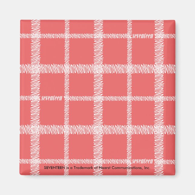 Aimant LtPink plaid (Devant)
