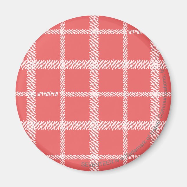 Aimant LtPink plaid (Devant)