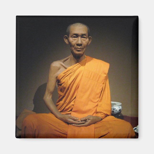 Aimant Luang Por Kasem Khemako ... Moine bouddhiste (Devant)