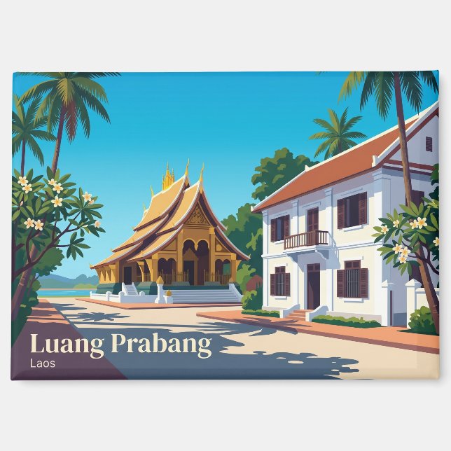Aimant Luang Prabang Laos (Recto)