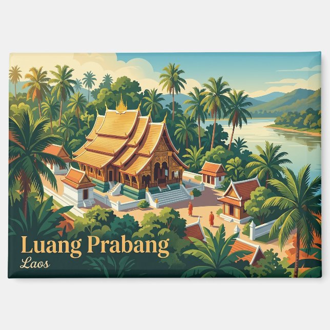 Aimant Luang Prabang Laos (Recto)