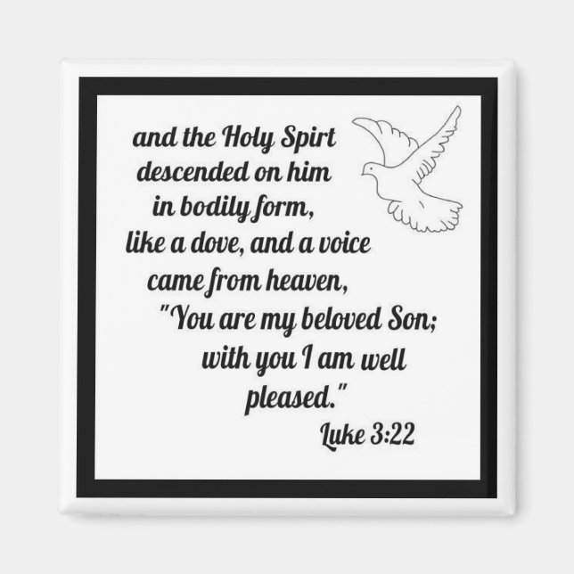 Aimant Luc 3:22 (Devant)