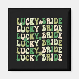 Aimant Lucky Bride Groom Couples jumelés Mariage St Part