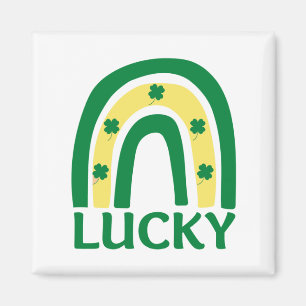 Aimant Lucky Shamrock Rainbow St patrick