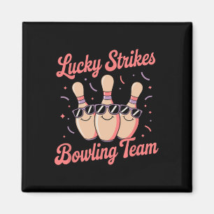 Aimant Lucky Strikes Femmes Ou Girls Bowling Team