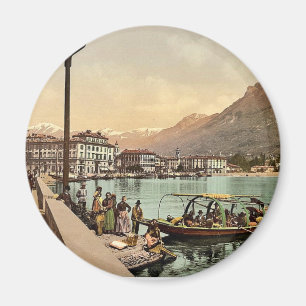 Aimant Lugano, sur le quai, Tessin, cru P de la Suisse