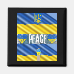 Aimant L'Ukraine pour la paix se lève pour l'Ukraine Stop