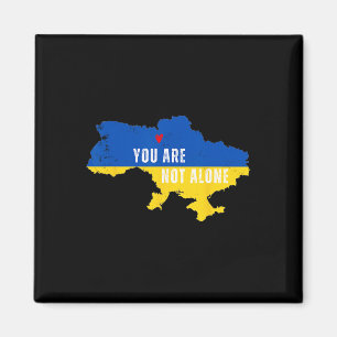 Aimant L'Ukraine vous n'êtes pas seuls Kiev Carte Soutien