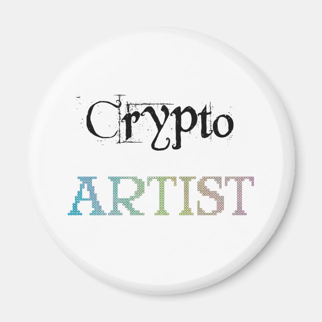 Aimant Lumière de l'artiste Crypto (Devant)