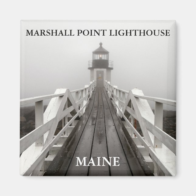Aimant Lumière de Marshall Point, Port Clyde Maine (Devant)