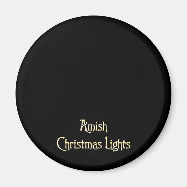 Aimant Lumières de Noël Amish (Devant)