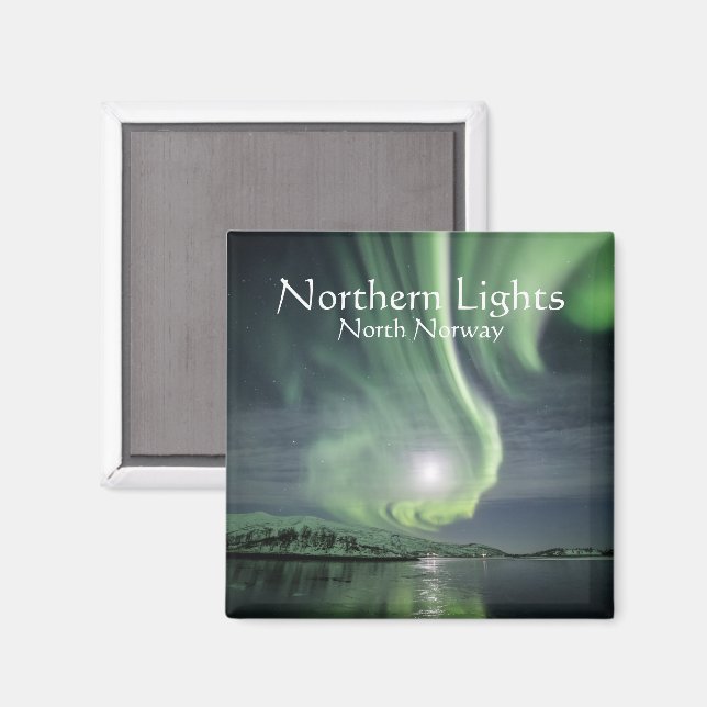 Aimant Lumières du Nord Norvège (Recto/Verso)