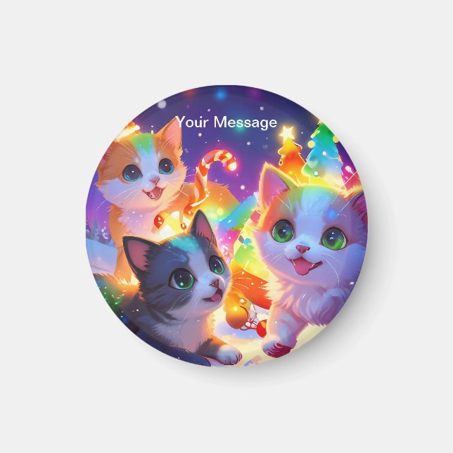 Aimant Lumières enchantées de Noël (Devant)