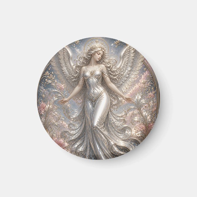 Aimant Lumina Ascendant – Portrait d'Ange Céleste (Devant)