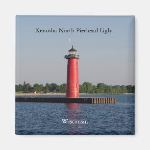 Aimant lumineux Kenosha North Pierhead