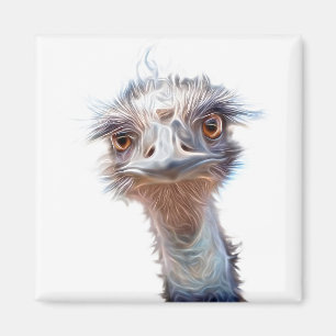 Aimant Luminous Emu Art