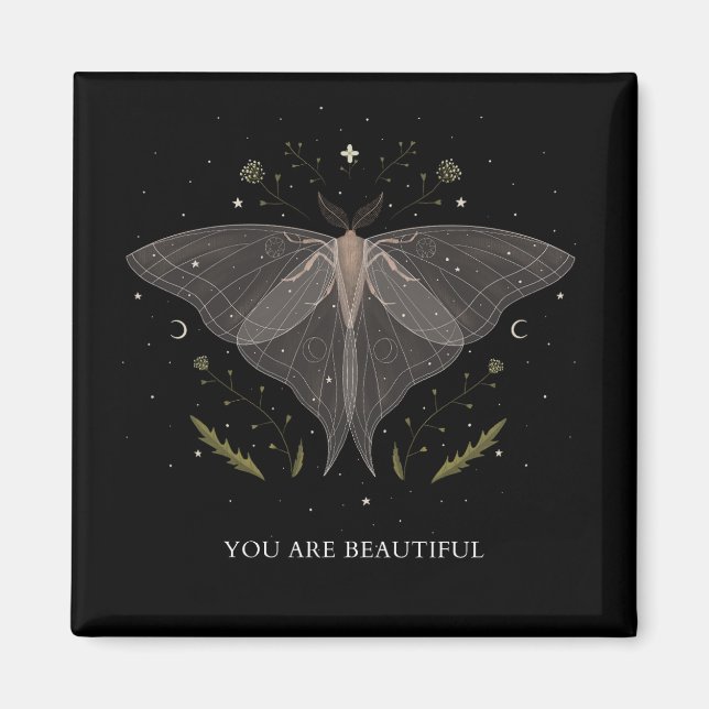 Aimant Luna Moth - Vous êtes Belle (Devant)