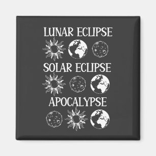 Aimant Lunaire Eclipse Solaire Eclipse Apocalypse Espace