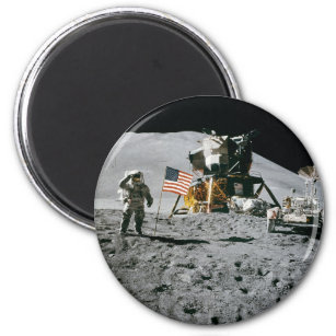 Aimant lune atterrissage apollo 15 lunar module nasa 1971