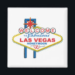 Aimant Lune de miel de Las Vegas<br><div class="desc">Design lune de miel de Las Vegas</div>