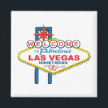 Aimant Lune de miel de Las Vegas<br><div class="desc">Design lune de miel de Las Vegas</div>