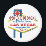 Aimant Lune de miel de Las Vegas<br><div class="desc">Bienvenue sur Fabulous Las Vegas Honeymoon</div>