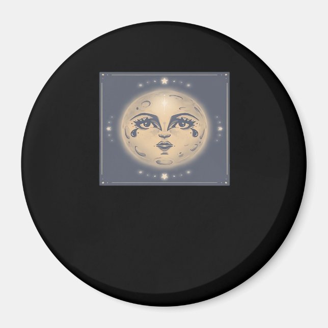 Aimant Lune de Whimsigoth vintage (Devant)