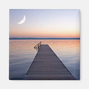 Aimant Lune sur la passerelle de Buscharner   Lac de Star