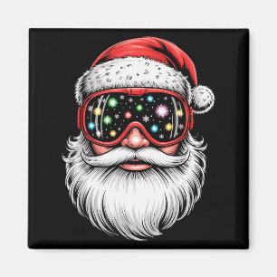 Aimant Lunettes de ski de snowboard magiques Santa Noël