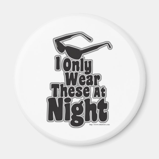 Aimant Lunettes de soleil après la nuit (Devant)