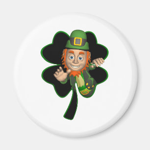 Aimant Lutin de shamrock