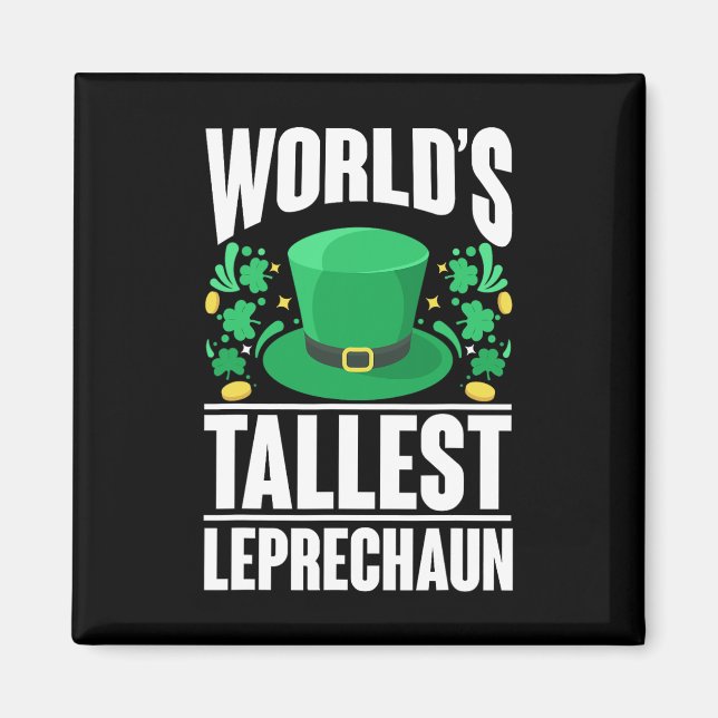 Aimant Lutins le plus grand du monde drôle St. Patricks D (Devant)
