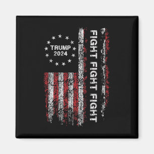 Aimant Lutte 2024 - Élection du président Trump