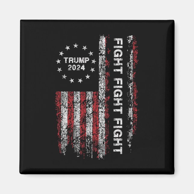 Aimant Lutte 2024 - Élection du président Trump (Devant)