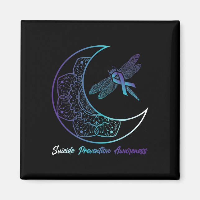 Aimant Lutte contre la libellule de la lune de dépression (Devant)