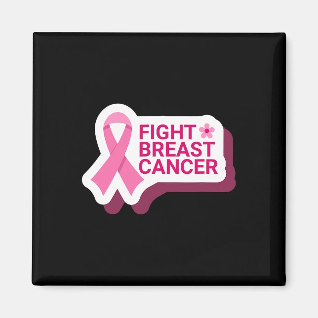 Aimant Lutter contre le cancer du sein (Devant)