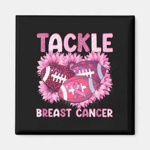 Aimant Lutter contre le football Cancer rose Ruban Cancer