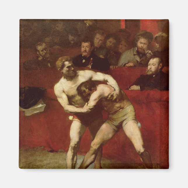 Aimant Lutteurs, 1875 (Devant)