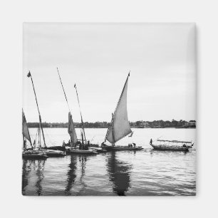 Aimant Luxor Egypt, Feluccas sur le Nil 2