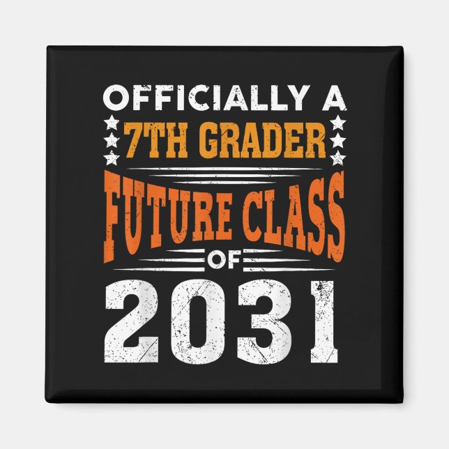 Aimant Ly un élève de 7e année Future Cl 2031 Premier Jou (Devant)
