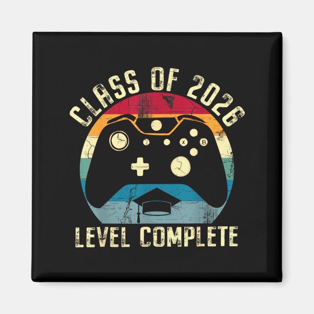 Aimant lycéen de la promotion 2026 niveau complet senior  (Devant)