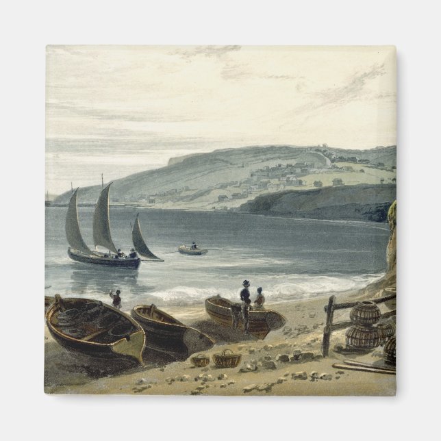 Aimant Lyme Regis, de Charmouth, Dorset, de "A Voyage (Devant)