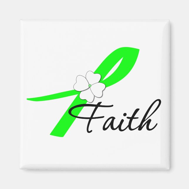 Aimant Lymphoma Awareness Faith (Devant)